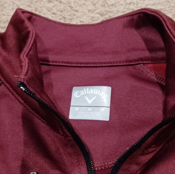 Men's Callaway Golf 1/4 Zip pullover Size M - Picture 6 of 7